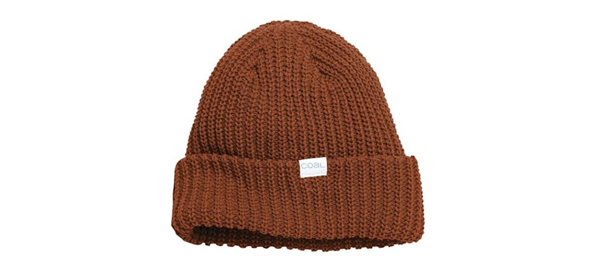 Coal Eddie Recycled Rib Knit Beanie Hat