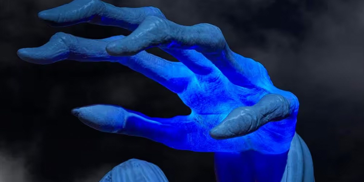 Ghost hand in the dark