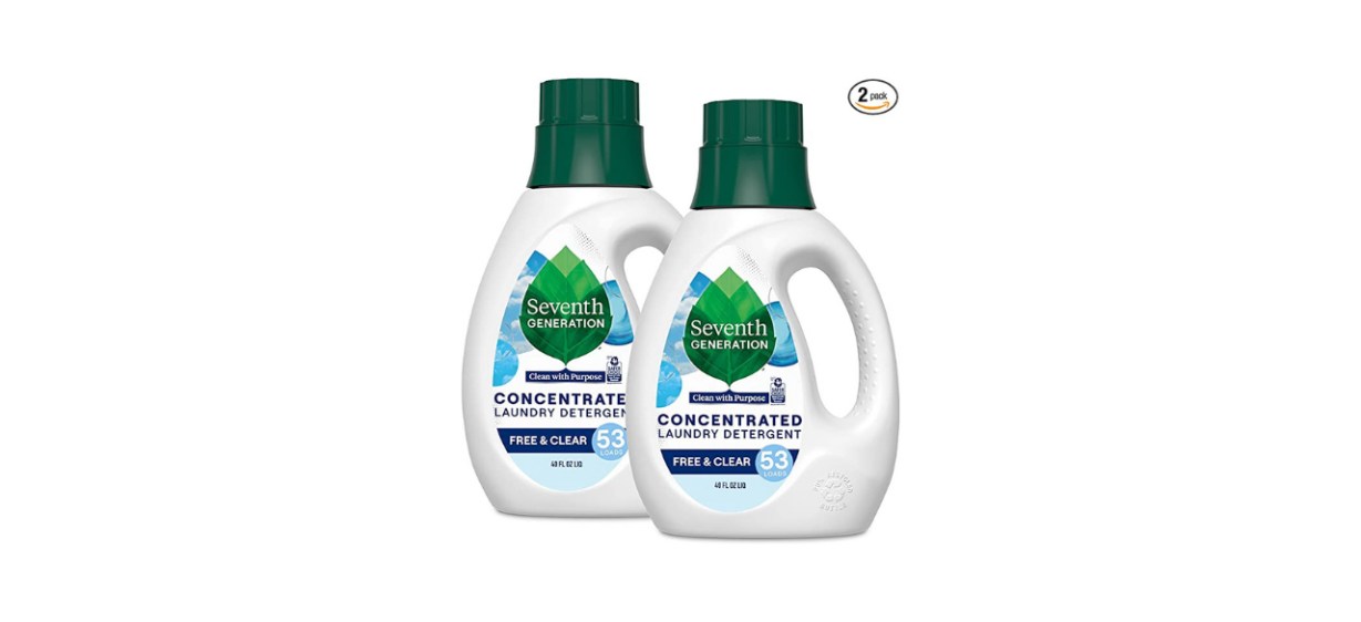Seventh Generation Concentrated Laundry Detergent, Free &amp; Clear Unscented