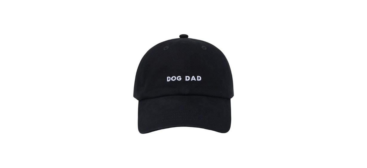 Hatphile Pre-Washed Soft Embroidery Dog Dad Hat