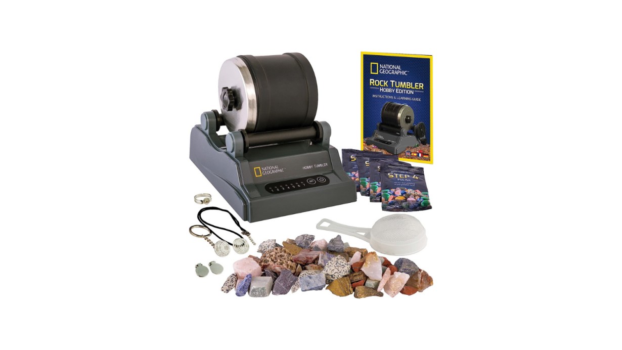 National Geographic Hobby Rock Tumbler Kit 