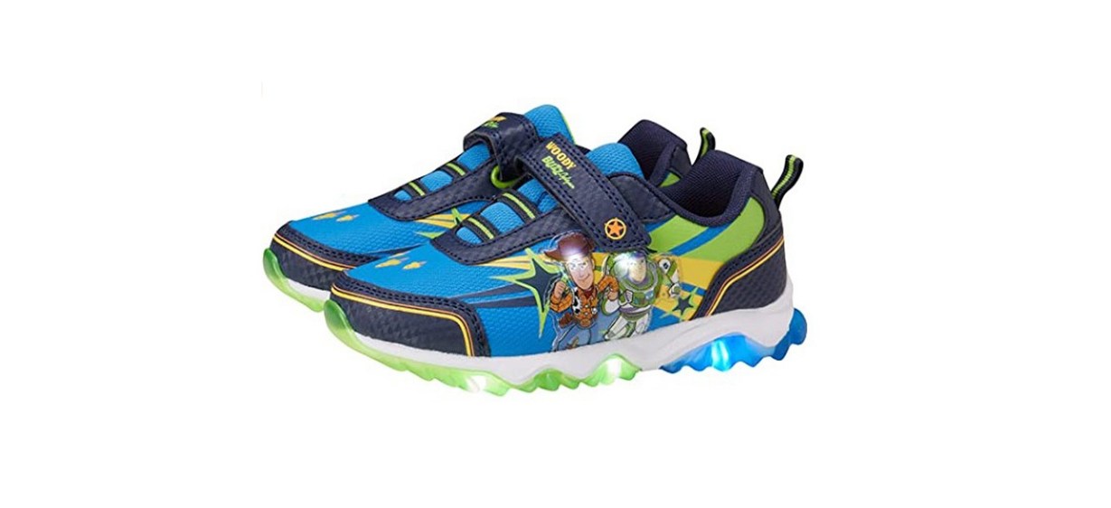 Josmo Boys’ Toy Story Sneakers — Buzz and Woody (Toddler/Little Kid)