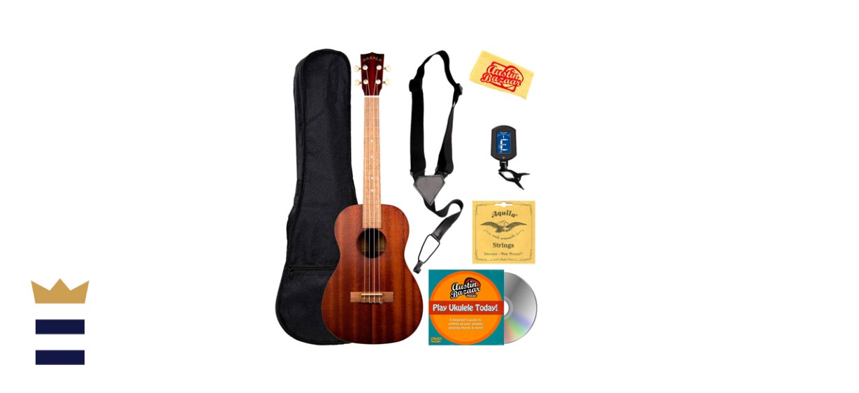Kala MK-B Makala Baritone Ukulele Bundle