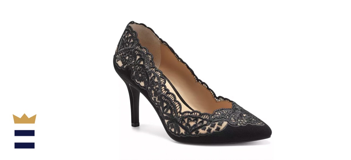 INC International Concepts Women's Zitah Embellished Pointed Toe Pumps