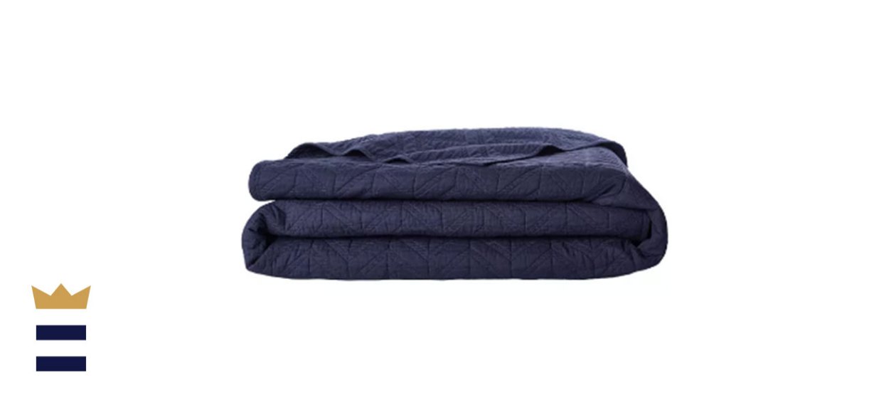 Lacoste Home Herringbone Stitch Quilt Set