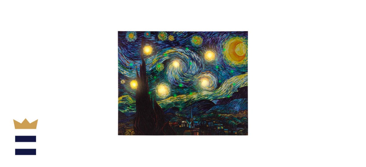 Lavish Home Store- Van Gogh Starry Night LED Wall Art