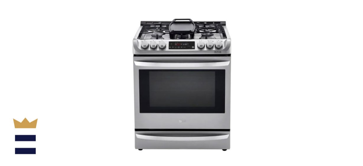 LG Smart Double Oven Dual Fuel Range