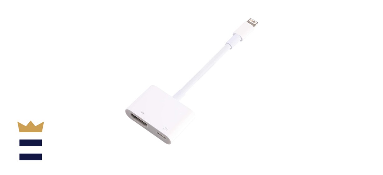 Lightning cable to HDMI connector
