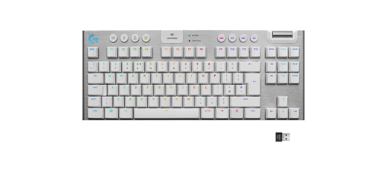 Logitech G915 Wireless Mechanical 90-Key Tenkeyless Tactile RGB Gaming Keyboard