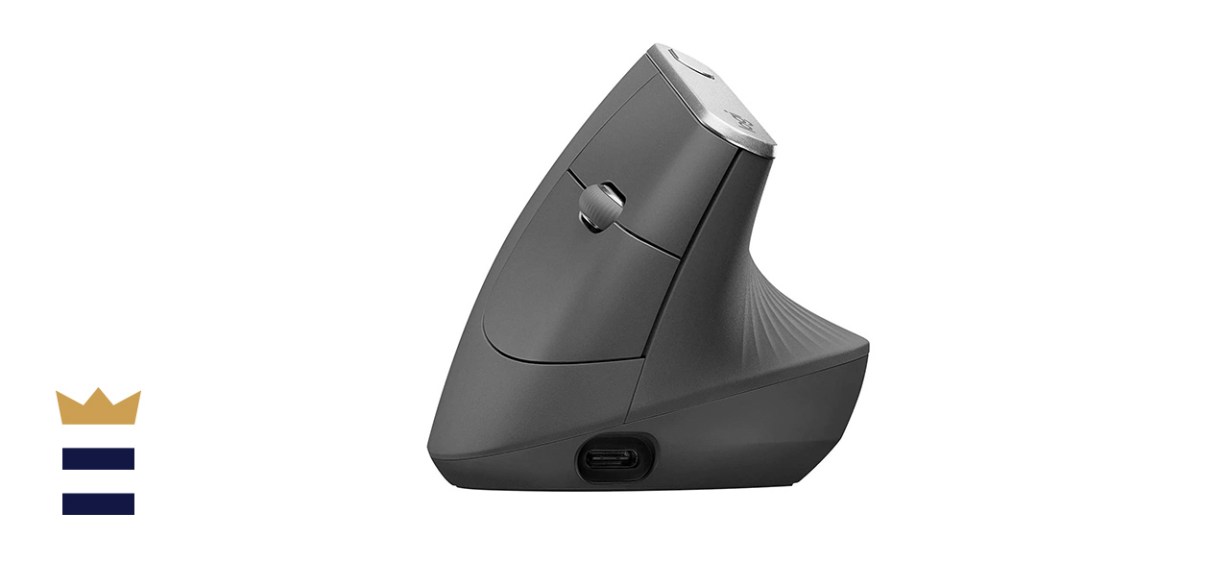 Logitech MX Wireless 4000 DPI Optical Vertical Mouse with Bluetooth or USB Connection