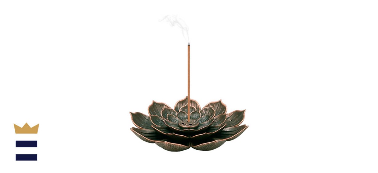 Lotus stick incense holder