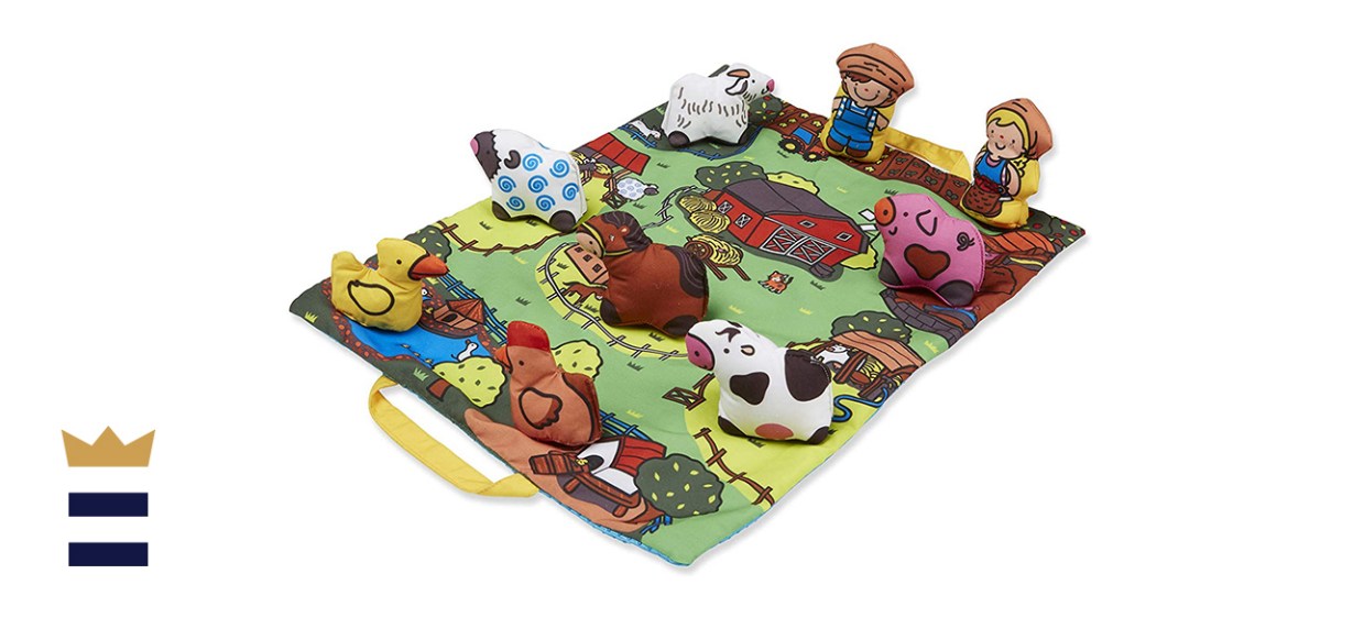 Melissa &amp; Doug Take-Along Farm Play Mat