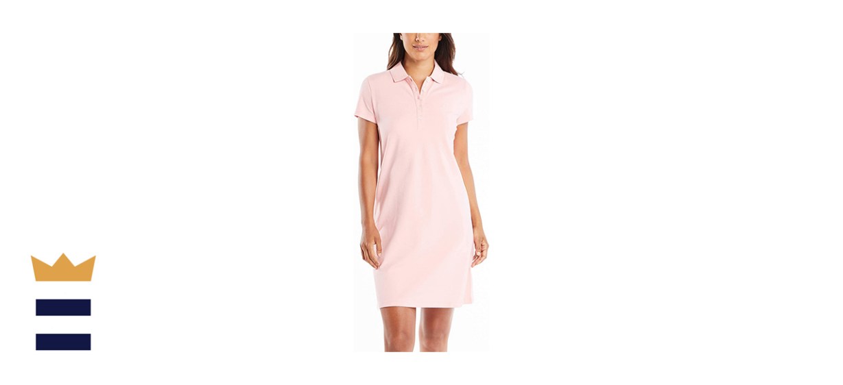Nautica Short Sleeve Stretch Cotton Polo Dress