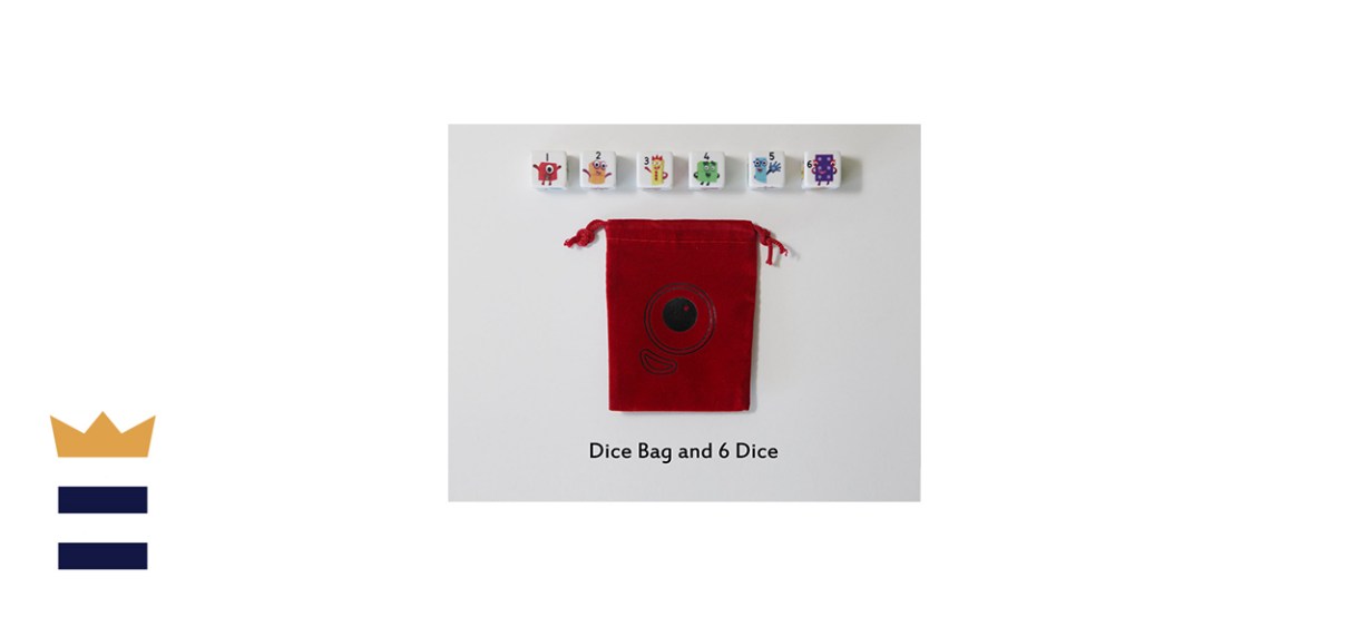 Numberblocks Dice, Full Color Characters 1 - 6