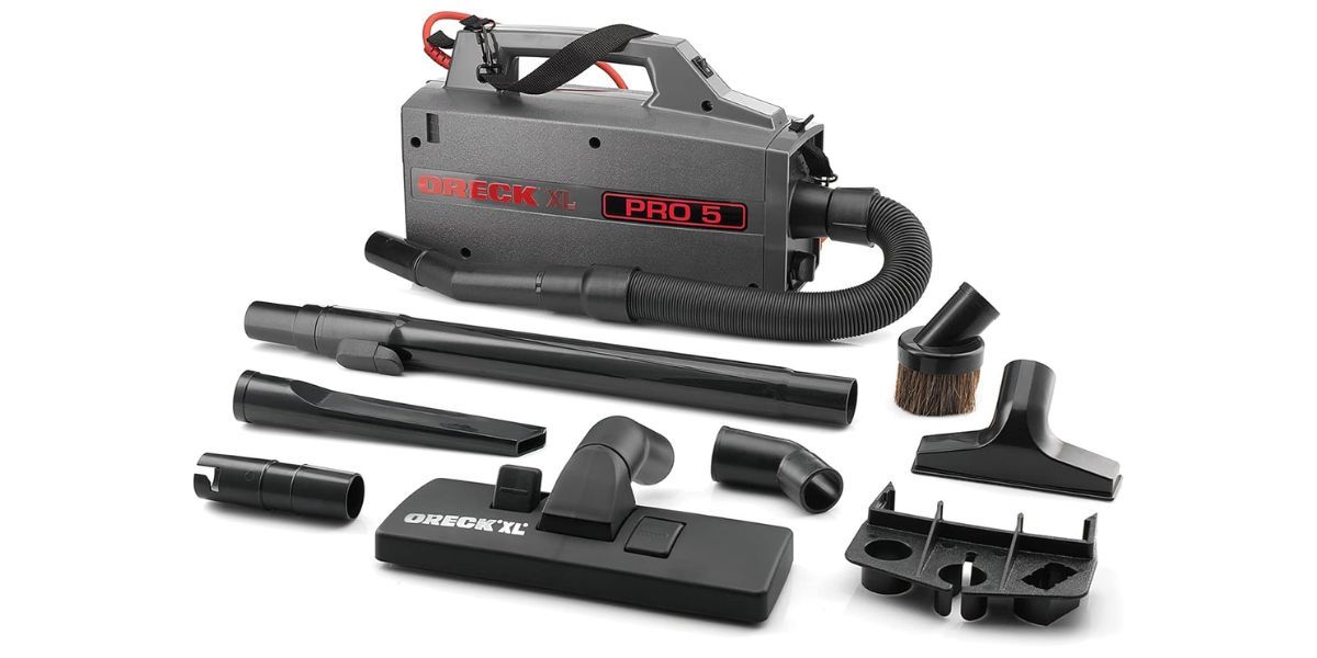 Oreck Commercial XL Pro 5 Super Compact Canister Bagged Vacuum Cleaner