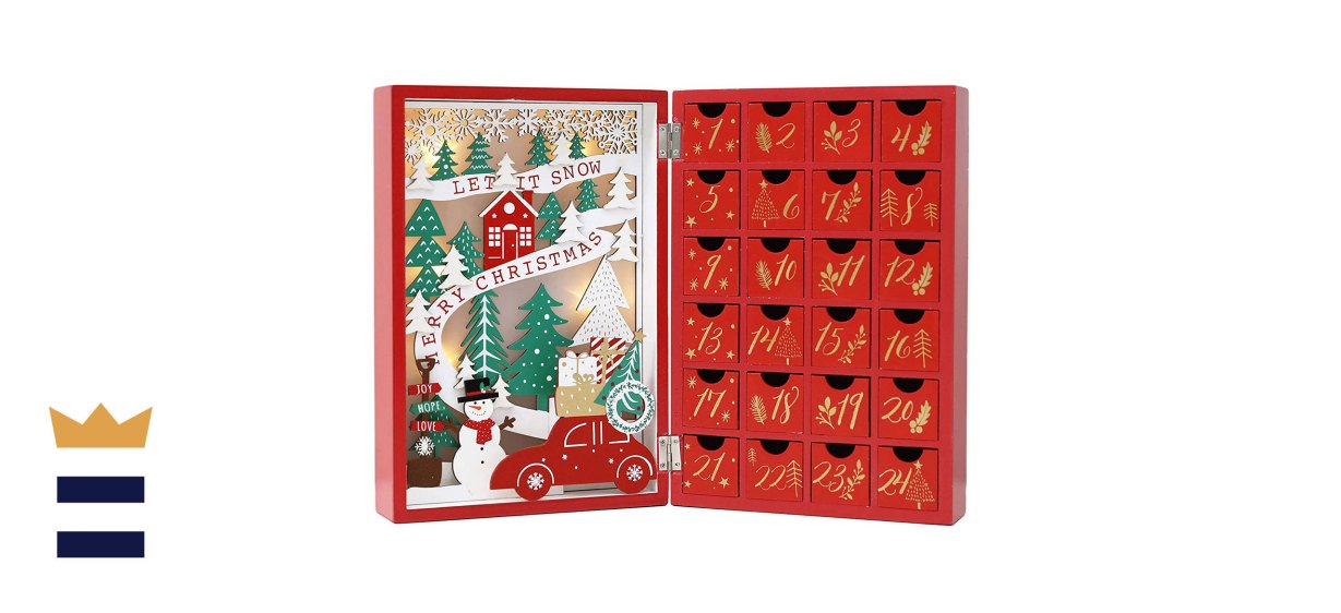 Pioneer Effort Wooden Advent Calendar Book 