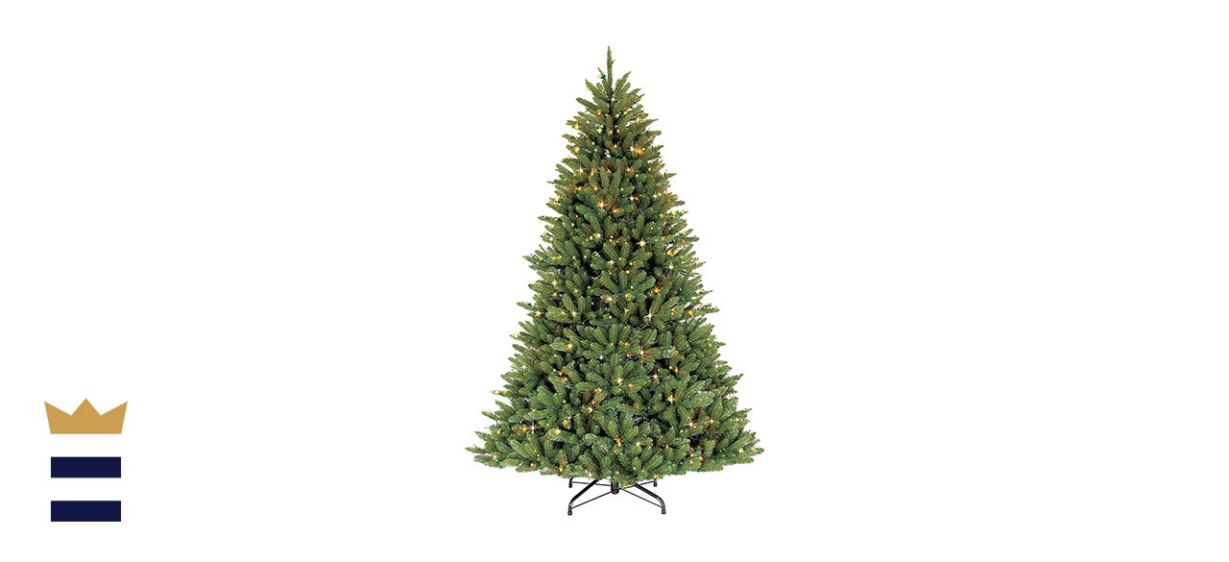Puleo International Pre-Lit Fraser Fir Artificial Christmas Tree