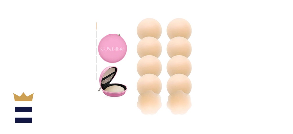 Nippies Women's Tan Caramel Cross Waterproof Adhesive Fabric Nipple Cover  Pasties (Size Small) at  Women's Clothing store: Breast Petals