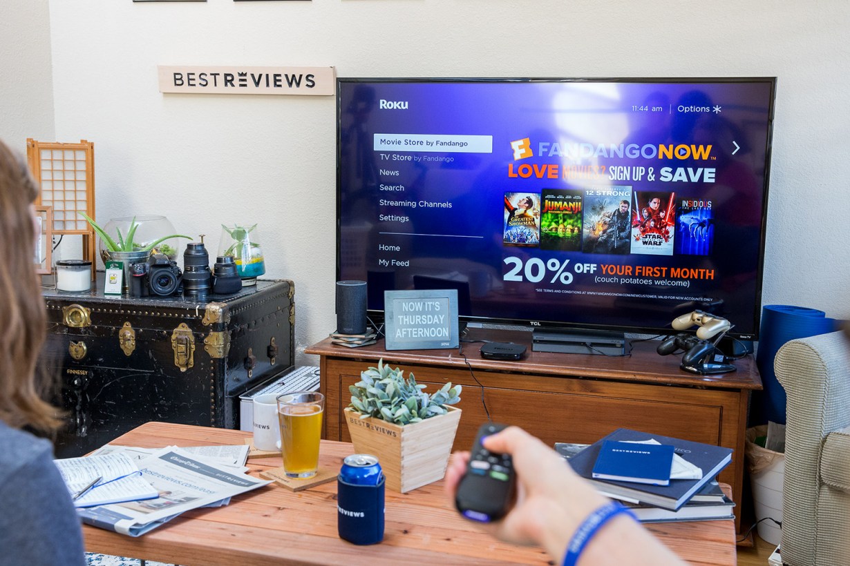 browsing on a Roku TV