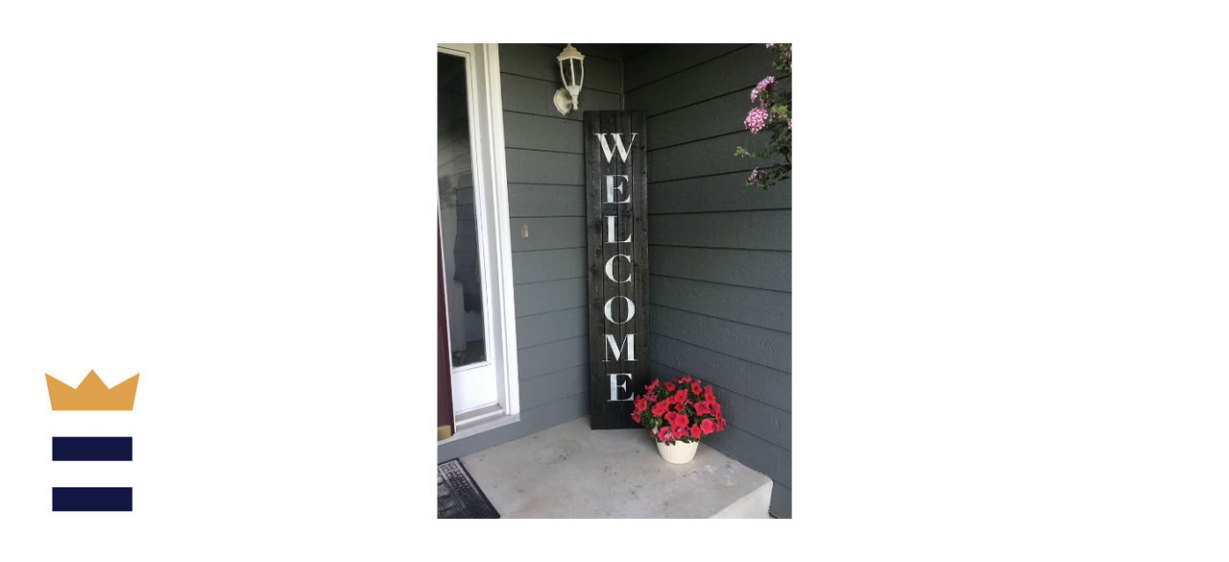 RusticDesignWorks Welcome Sign