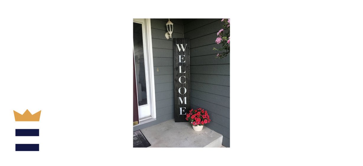 RusticDesignWorks Welcome Sign