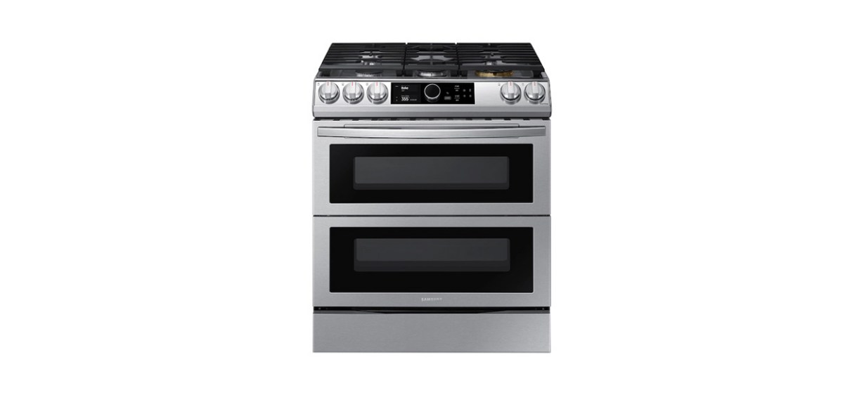 Samsung -6.3 cu. ft. Flex Duo Front Control Slide-In Dual Fuel Range Samsung -6.3 cu. ft. Flex Duo Front Control Slide-In Dual Fuel Range