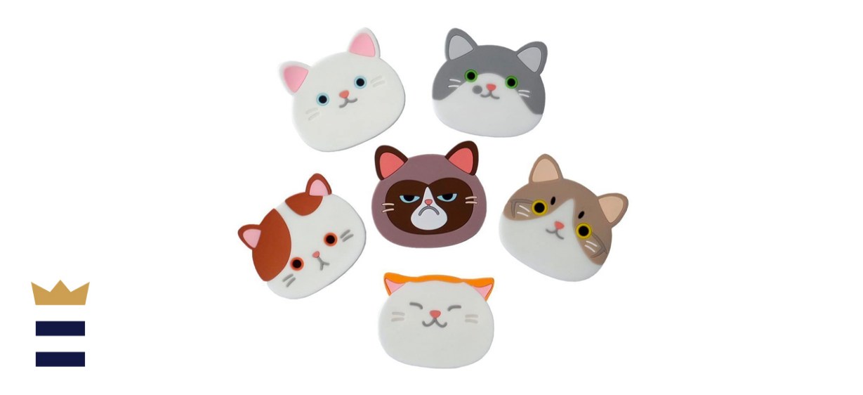 Silicone Cat Coasters