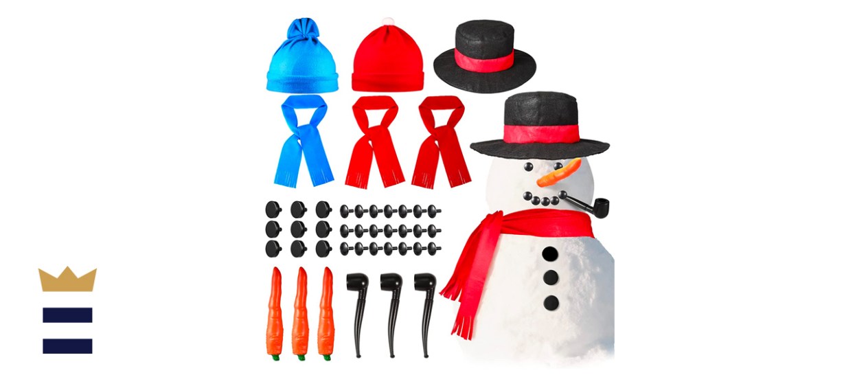 Skylety 42 Pcs Snowman Decorating Making Kit