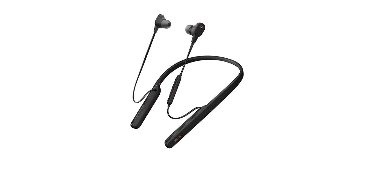 Sony WI-1000XM2 Noise-Canceling Wireless Headset Neckband Headphones With Mic