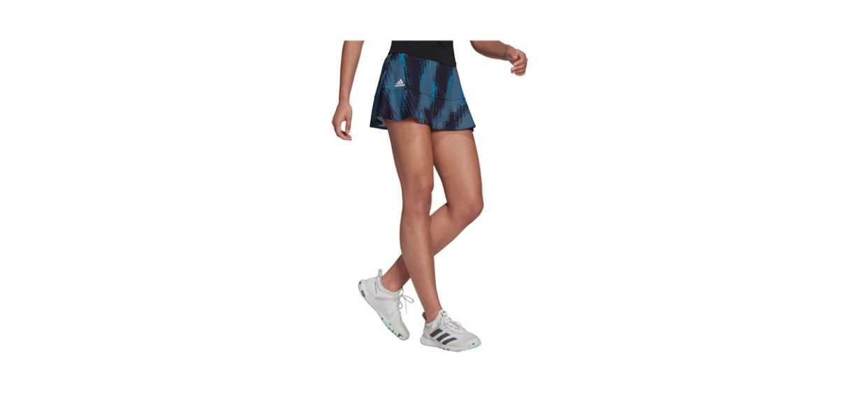 Sports-Fitness-Best Adidas Tennis Printed Match PrimeBlue Skirt