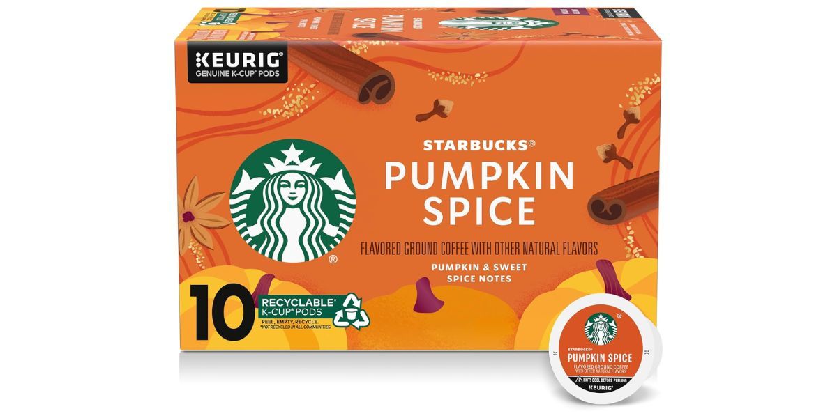 Starbucks K-Cup Coffee Pods Pumpkin Spice