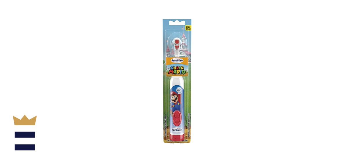 Super Mario Kid’s Spinbrush Electric Battery Toothbrush