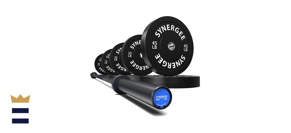 Synergee Bumper Plates Weight Plates Strength Conditioning Workouts Weightlifting