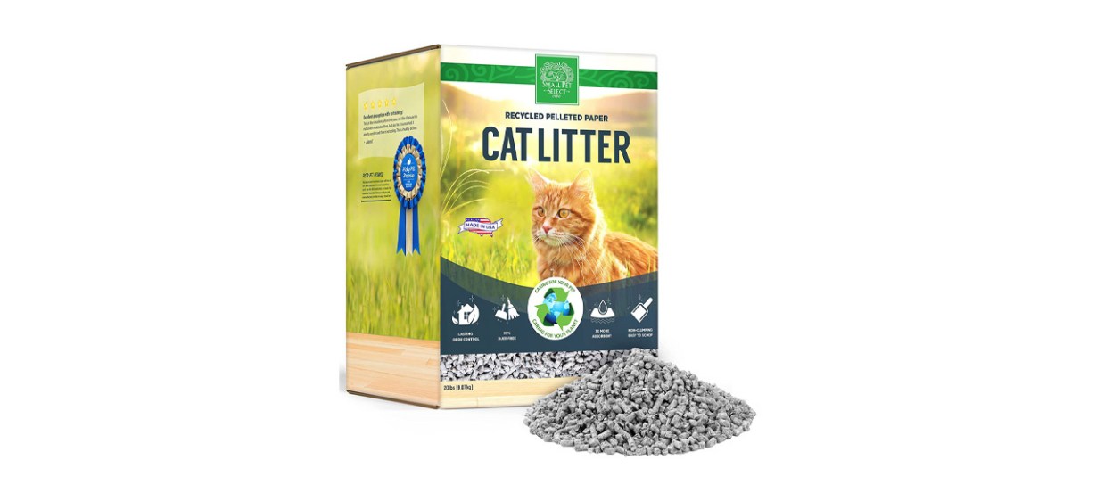 Best Small Pet Select-Recycled Pelleted Paper Cat Litter