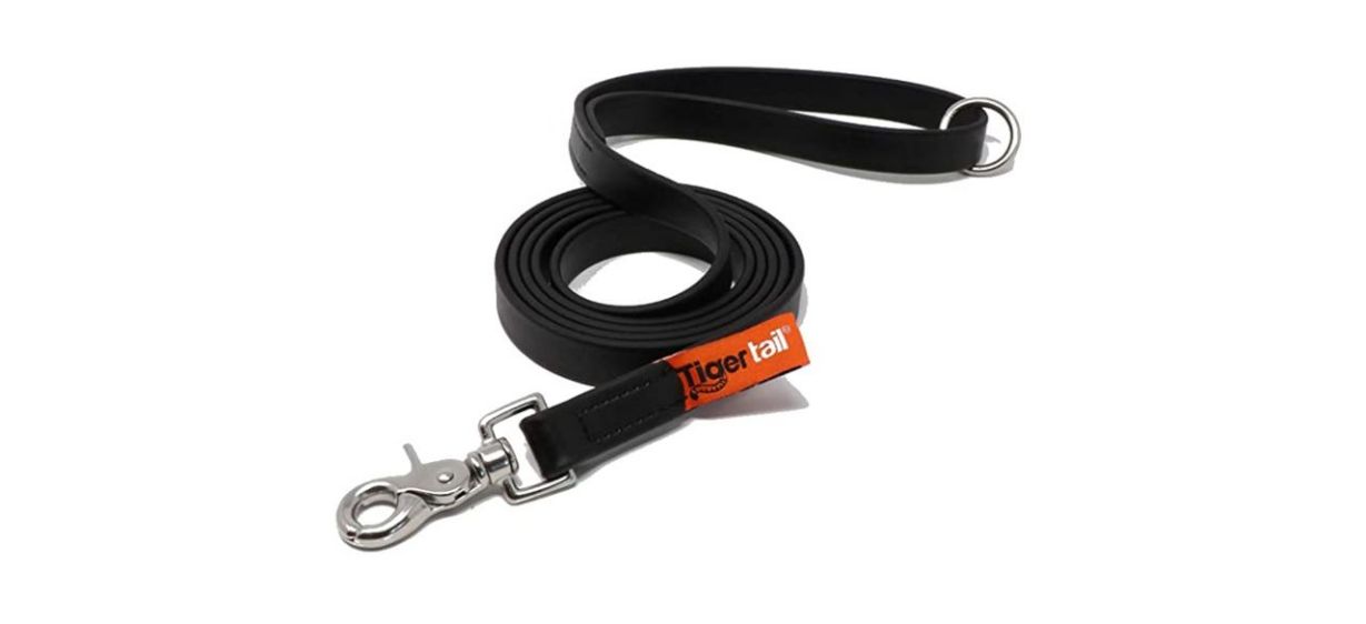 Tiger Tail Leatherish Dog Leash