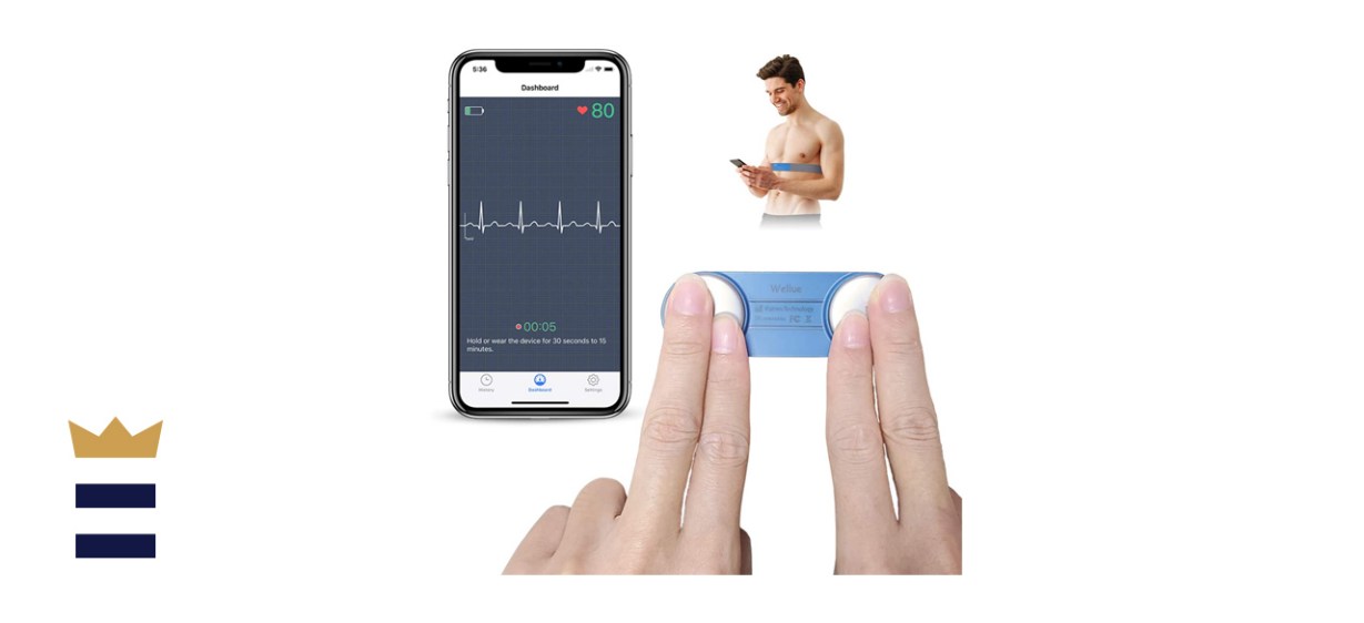 Wellue Heart Monitor, Bluetooth Heart Health Tracker Free App for iOS _ Android Phone