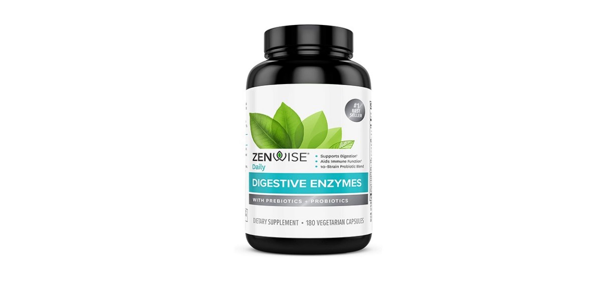 Zenwise Health Digestive Enzymes Plus Prebiotics &amp; Probiotics Supplement