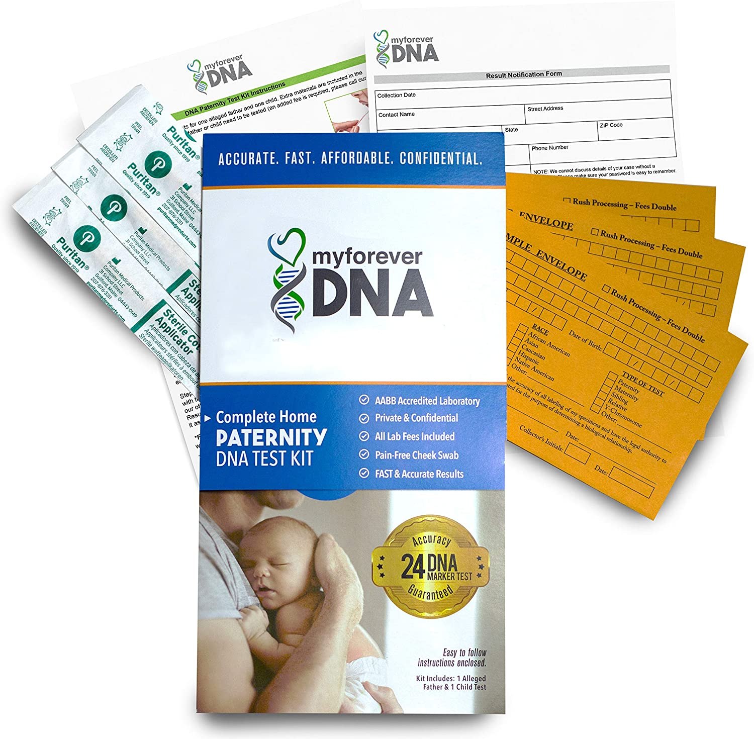 My Forever DNA Paternity DNA Test Kit