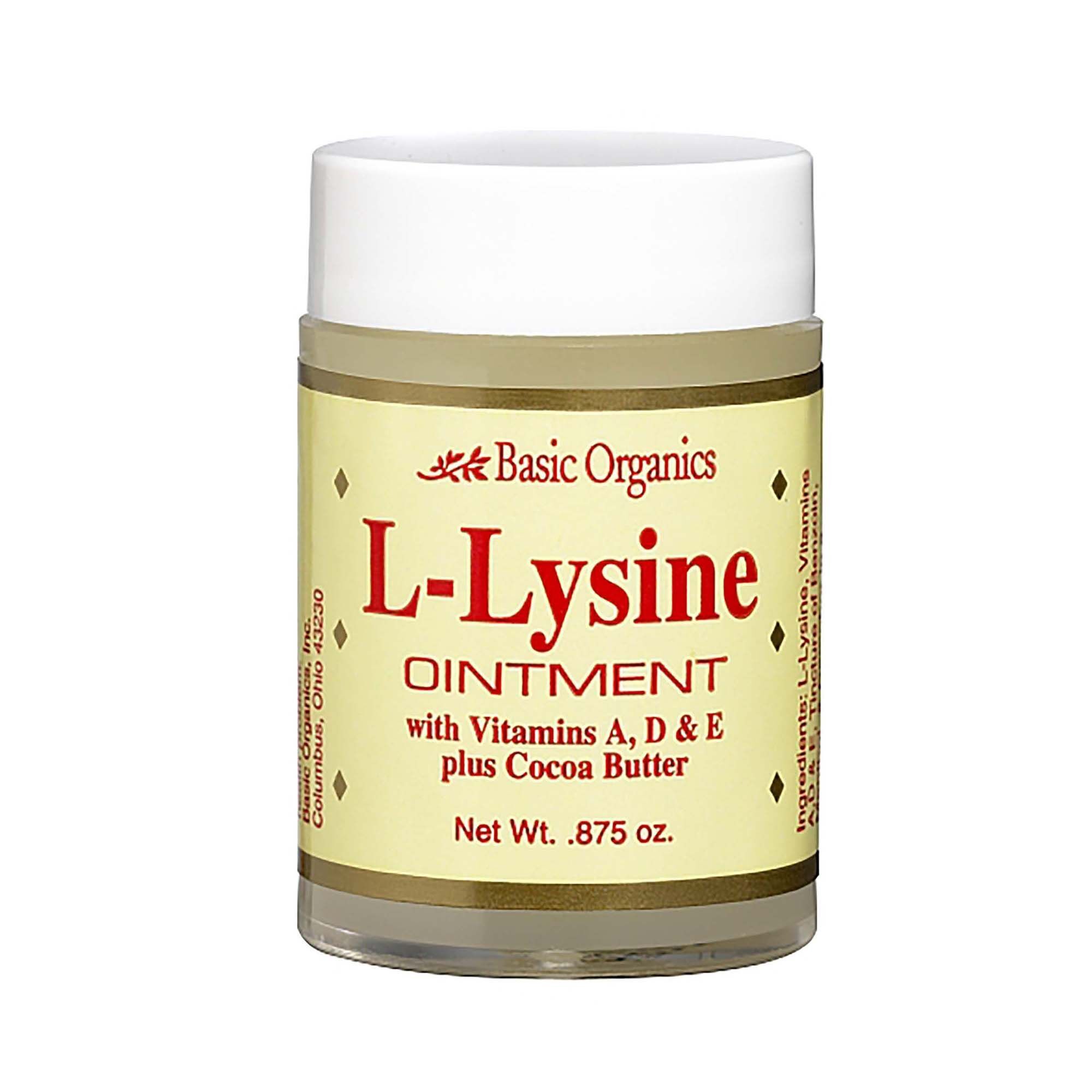 Basic Organics L-Lysine Lip Ointment