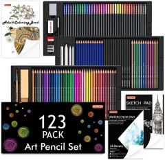 Shuttle Art 123 Pack Art Pencil Set