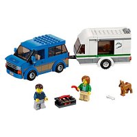 LEGO City Great Vehicles Van and Caravan 60117