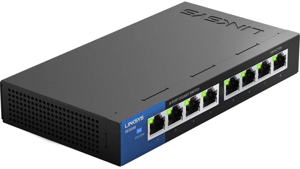 Linksys 8-Port Metallic Gigabit Switch