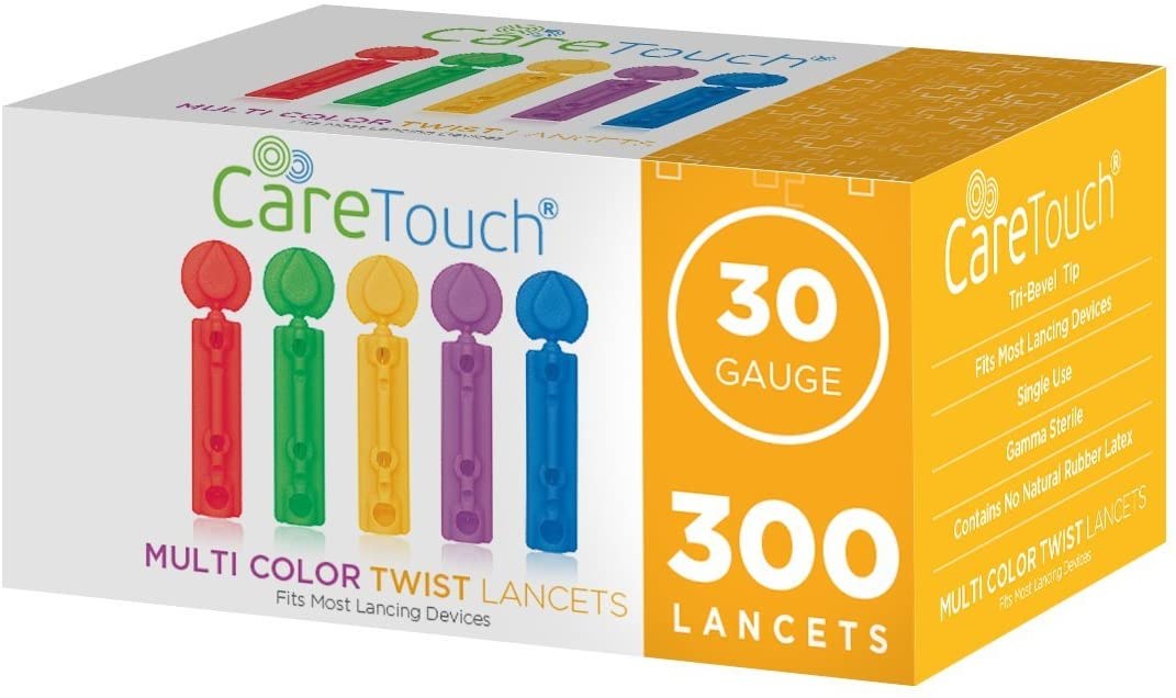 Care Touch Microlet with 300 Twist-Top Lancets, 30-Gauge