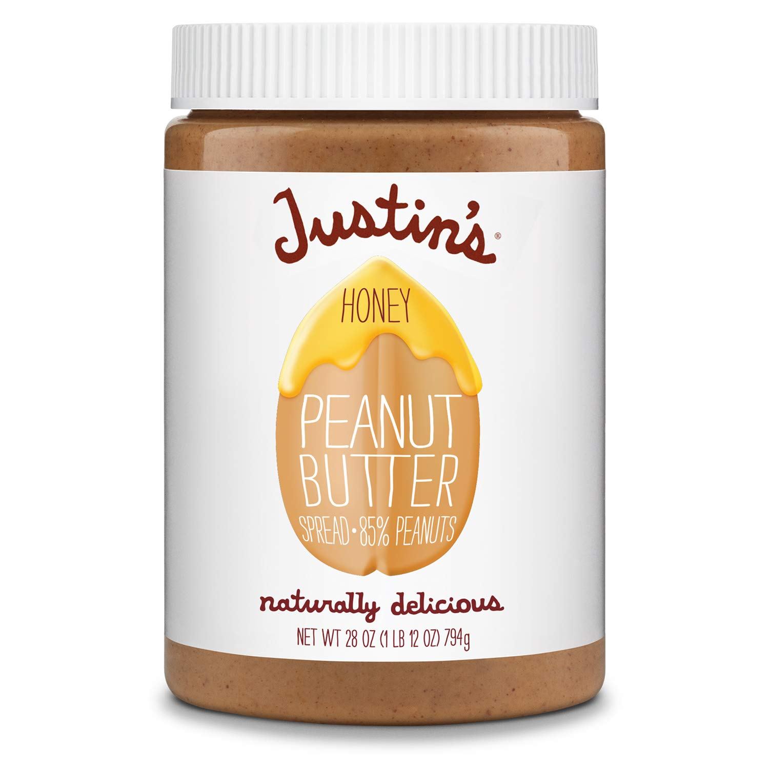Justin&#039;s Honey Peanut Butter, 28-oz