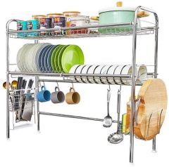 HEOMU Over The Sink Dish Drying Rack