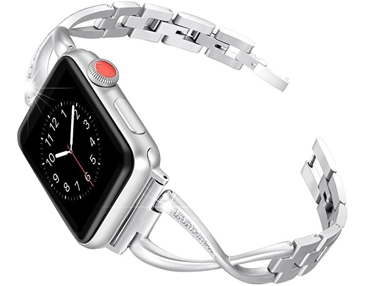 Secbolt Stainless Steel Band Compatible Apple Watch