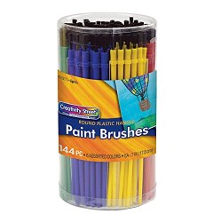 Creativity Street Round Brushes (Pack of 144)