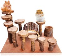 Linifar Wooden Hamster Playground