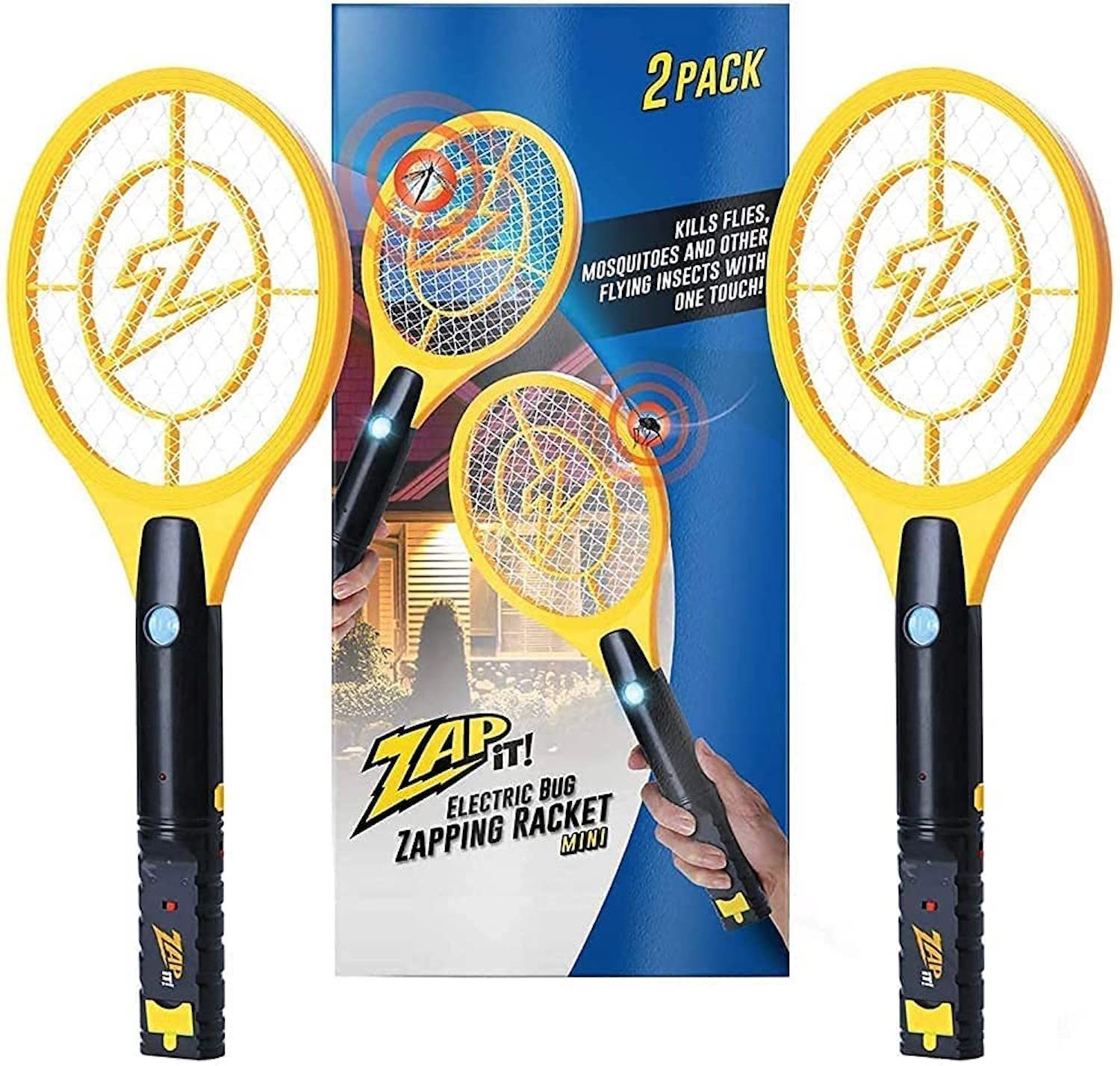 ZAP IT! Mini Electric Bug Zapping Racket