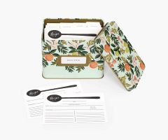 Rifle Paper Co. Floral Recipe Tin